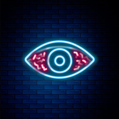 Neon image of eye Getty Images 1773234989