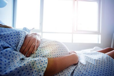 Pregnant woman in hospital Getty Images 1349410969