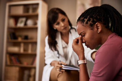 Depression patient and physician Getty Images 1646576056