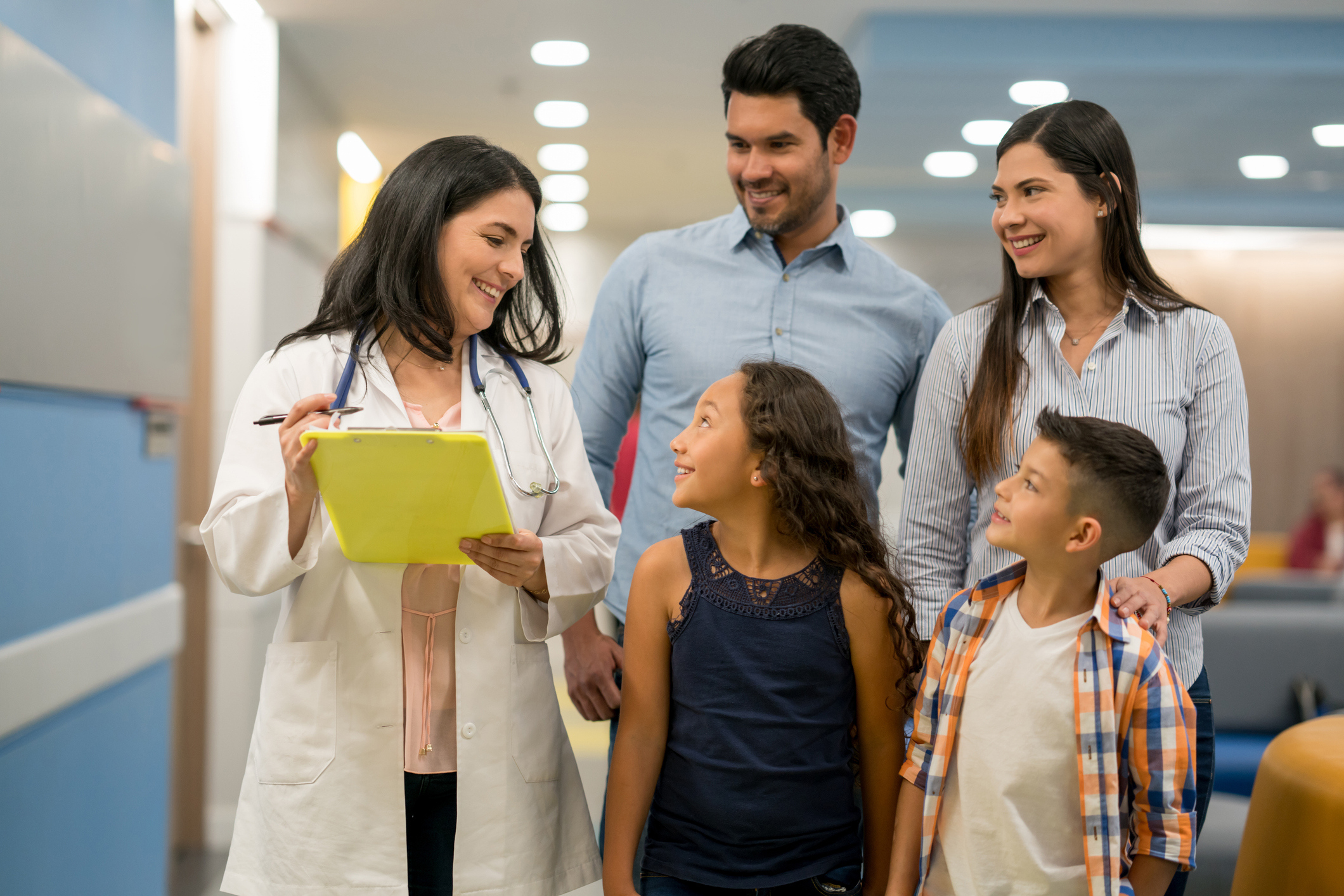 Family medicine doctor in clinic