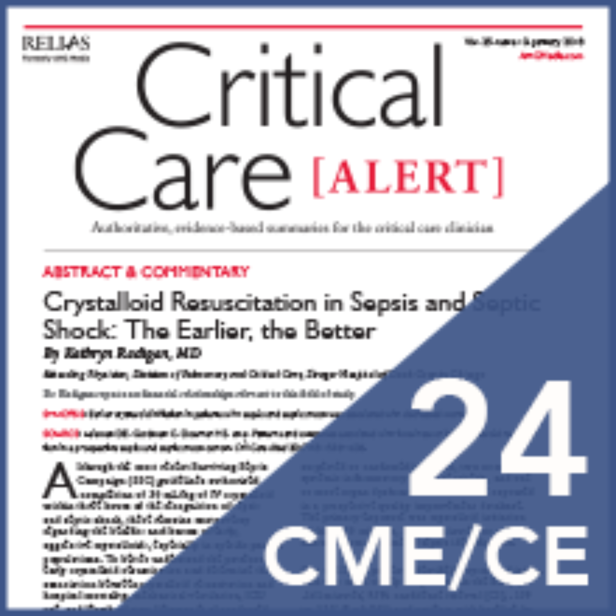 Critical Care CME/CE Credits Online Relias Media