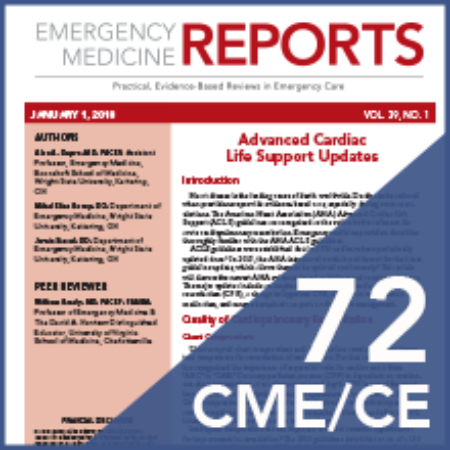 Emr emergency medicine reports 2018